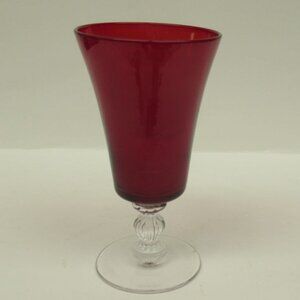Morgantown Glass Works Ruby Red PARMA 4 7/8 Inch High 4 Ounce Juice Tumbler